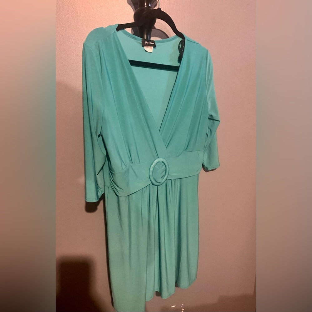 Teal dress